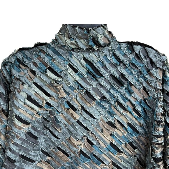 Vintage Tim Harding Art to Wear Layered Indian Silk Jacket - Picture 8 of 8